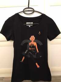 Дамска черна тениска CHANEL оригинален в наличност