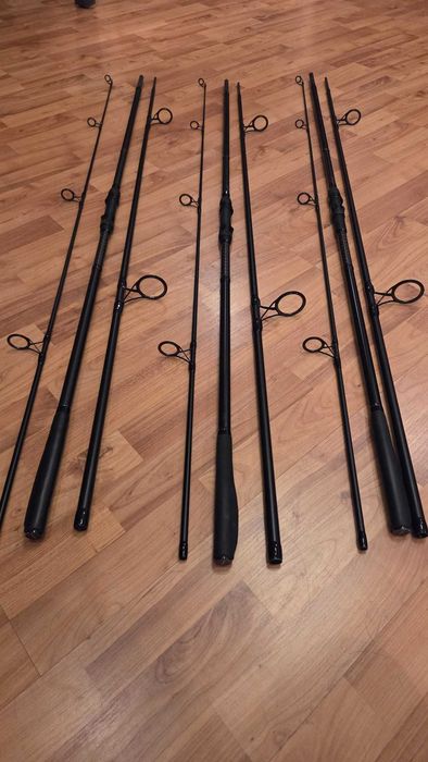 Lansete Okuma Custom Black, 3.90m, 3.5lbs, 3buc + Husa Caperlan