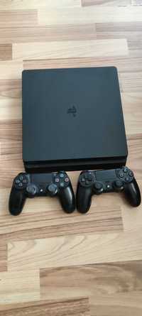 Consola PS4 Sony Playstation 4 , 500 GB, Neagra + 2 Controllere