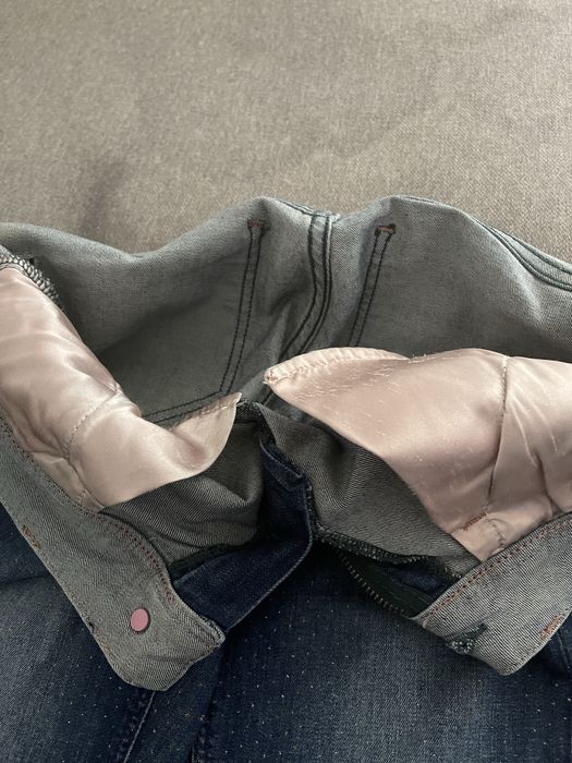 Blugi dama CK cu sclipici mic auriu skinny fit