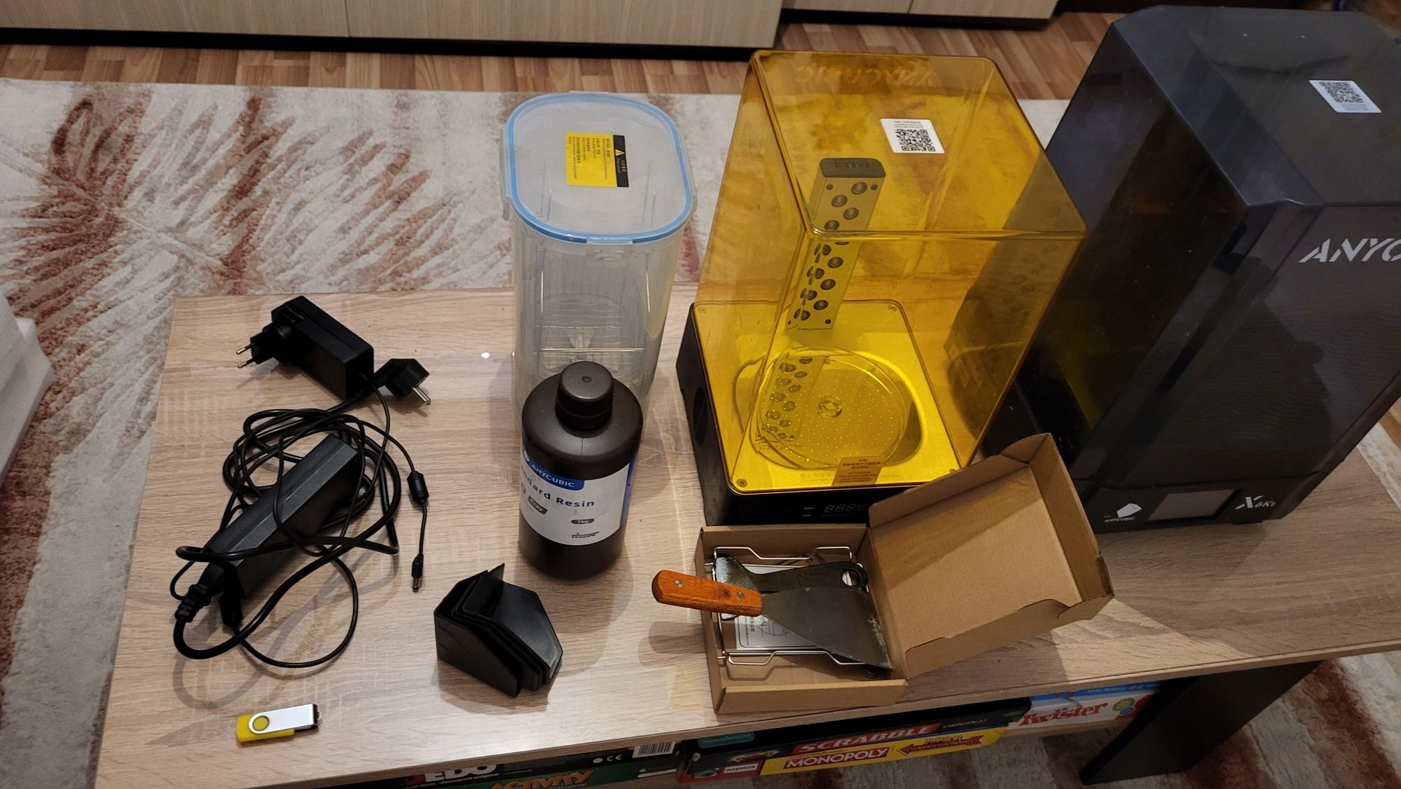 Imprimanta 3D Rășină Anicubic Mono 6ks + Anycubic wash&cure plus 2.0