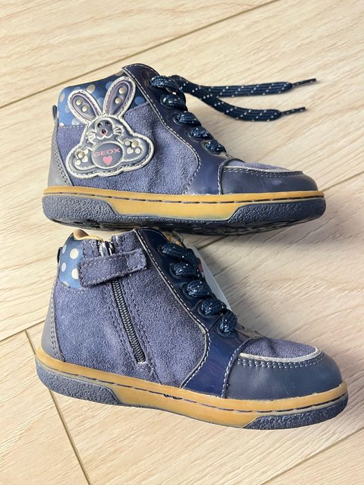 Ghete Geox Respira din piele cu lumini - Noi cu etichetă, mărimea 27