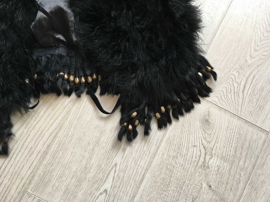 Елек от щраусови пера размер S/M