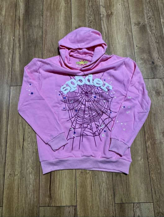 sp5der худи розов цвят ново