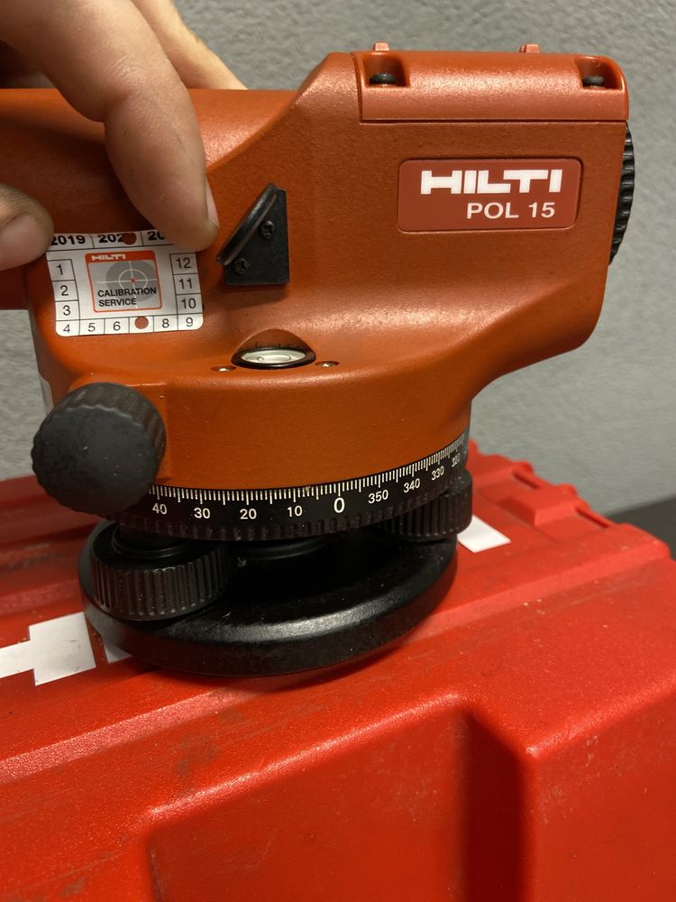 Hilti pol 15 nivela optica teodolit panta canalizare strada