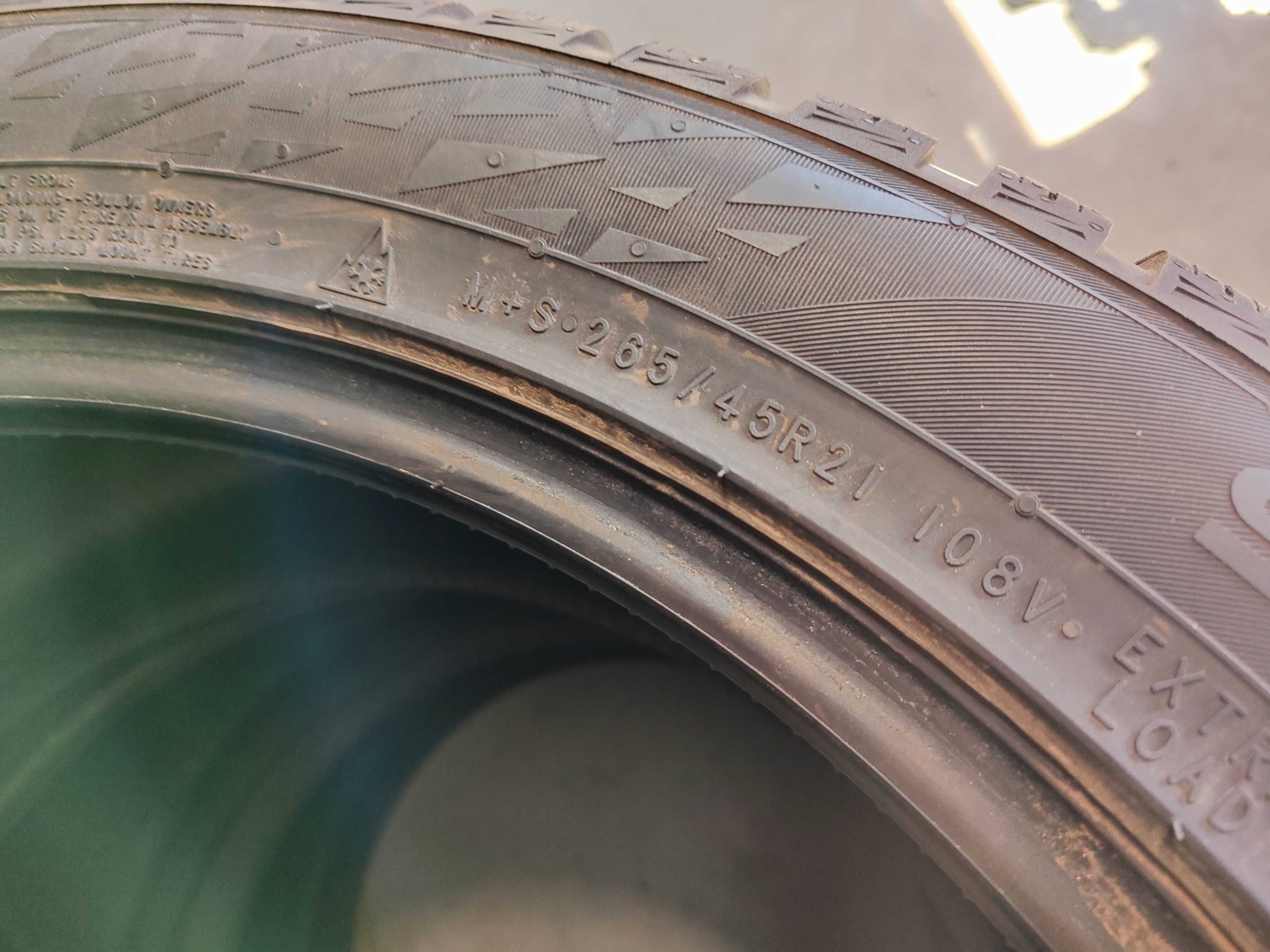 2бр.зимни гуми 265/45/21 Nokian