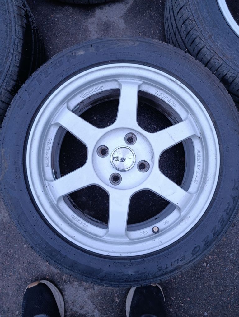 Продам диски Rays Volk r15 с резиной
