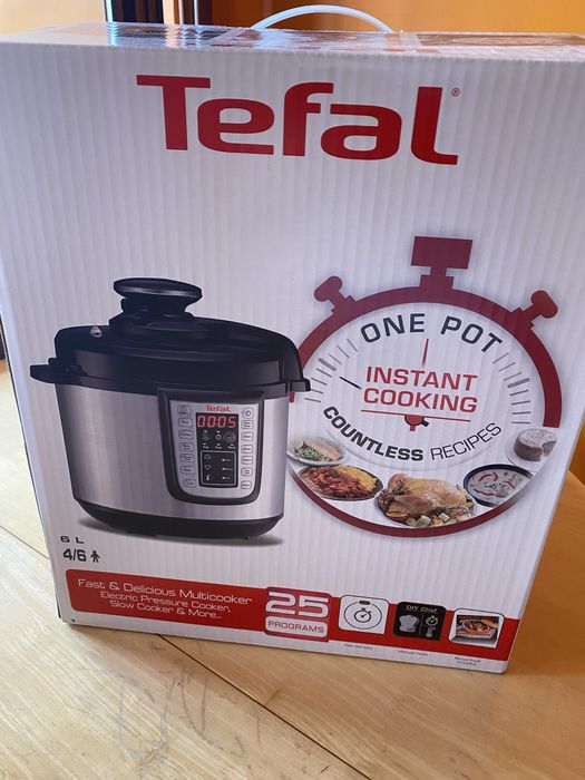 Уред за готвене под налягане Tefal CY505E30 One Pot, 1200 W, 6 л