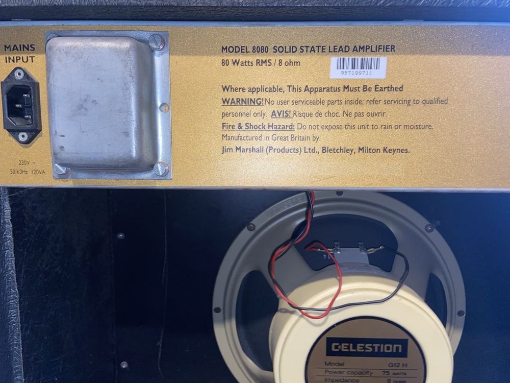 Marshall Valvestate V80 model 8080