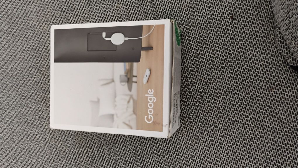 Мултимедиен плеър Google Chromecast HD 2022 за Google TV, HDMI, ,Бял