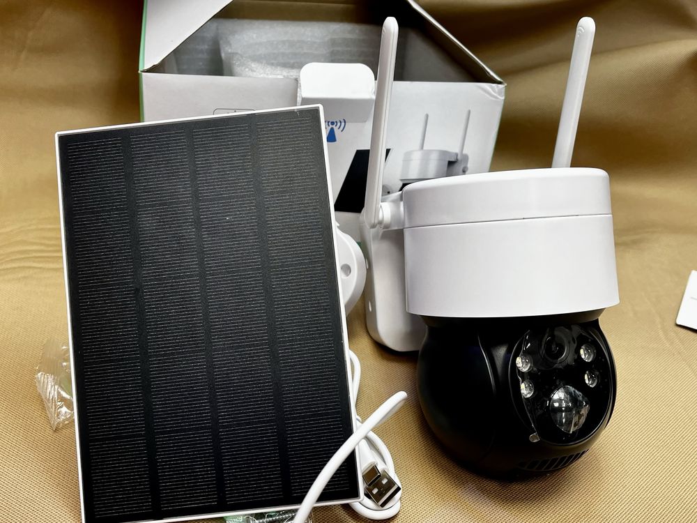 Соларна безжична wifi 8 mpx камера icsee външен монтаж ip 66 camera ka