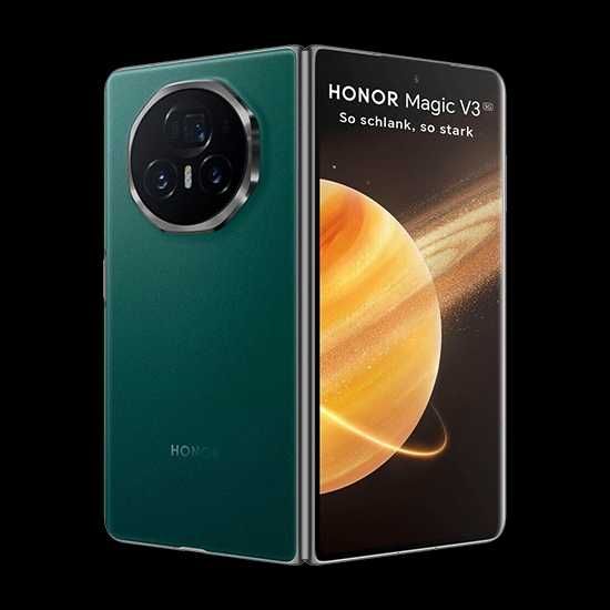 Нов! 2г гаранция! Honor Magic V3 5G Dual Sim 12GB RAM 512GB Black, Bro