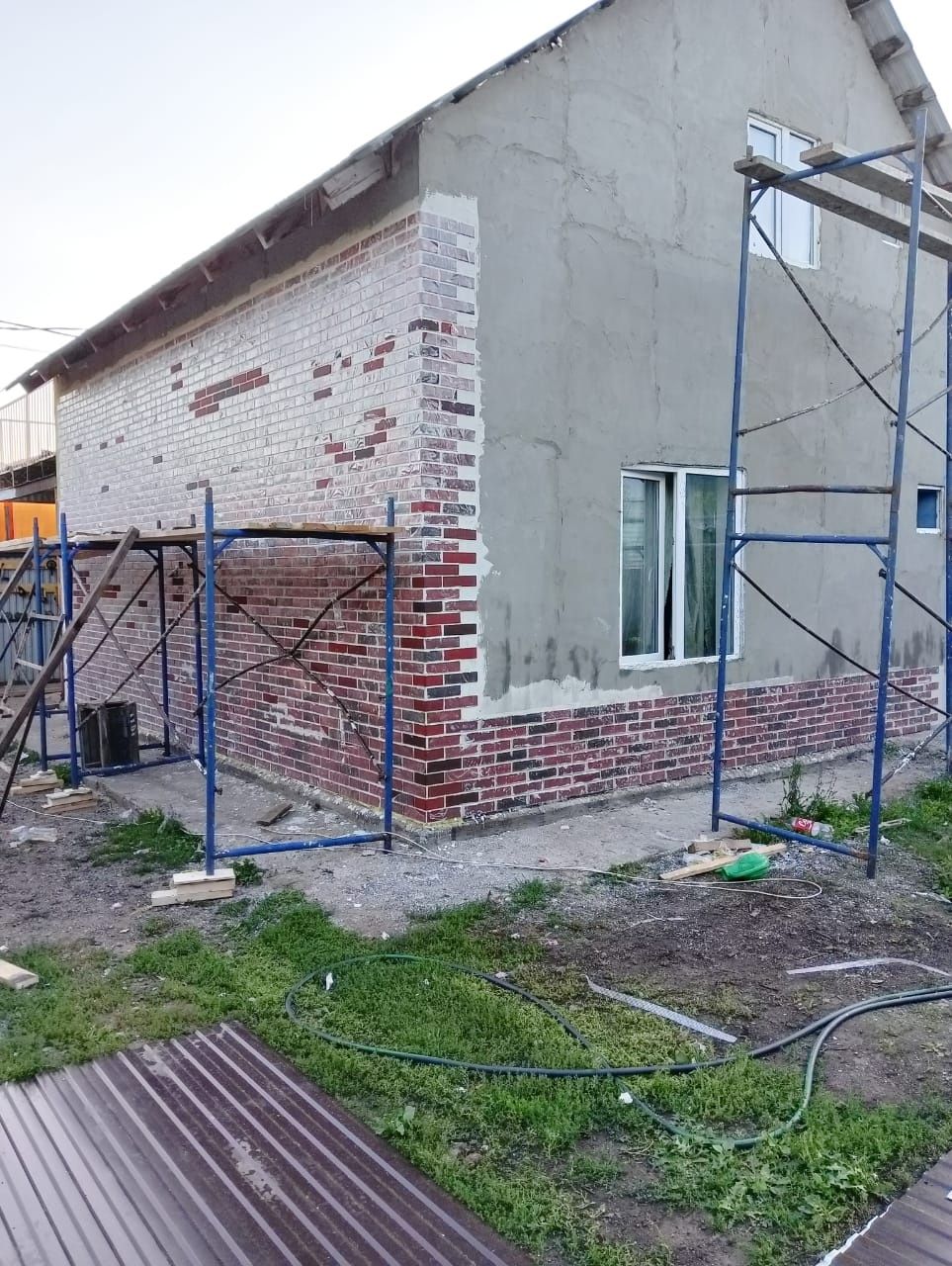 Отделываю Фасад отмоска фундамент