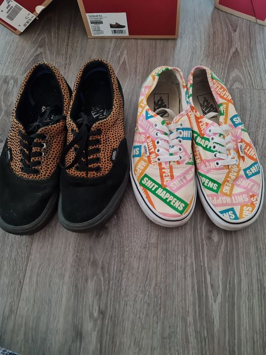 Vans Comfycush Era (Tiny Cheetah) Black si Vans Authentic