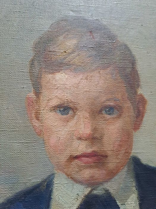 tablou pictura pe panza semnat Rudolf Welleba datat 1943