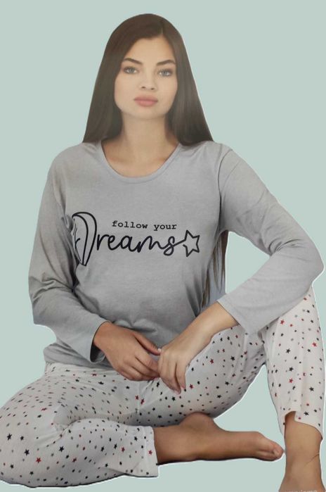 Дамска памучна пижама