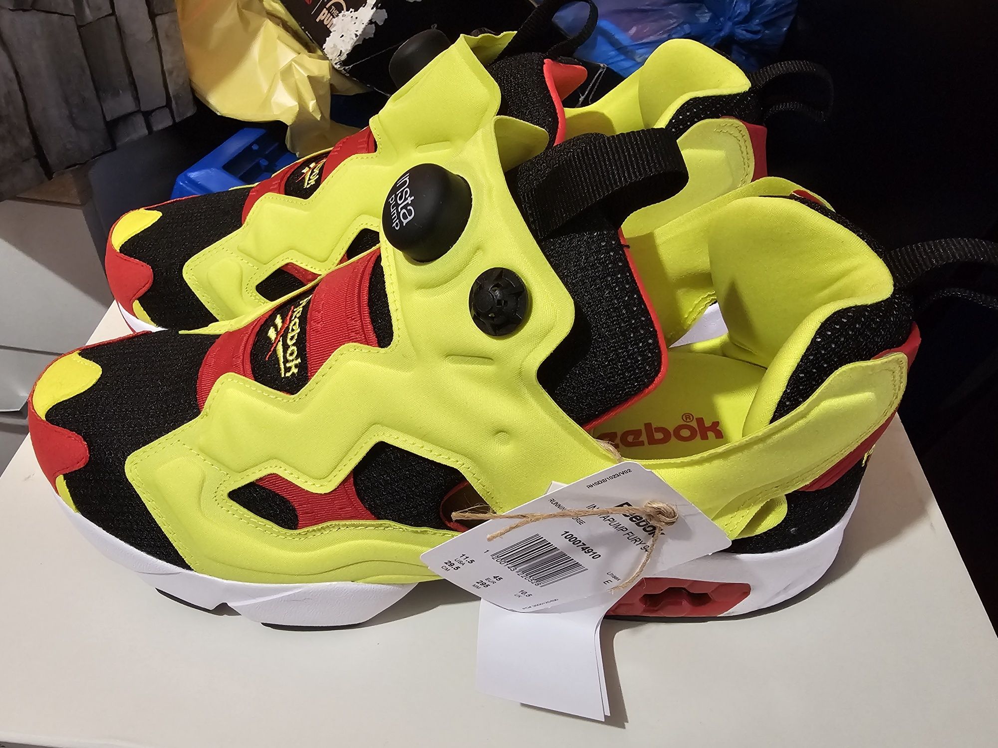 REebok instapump Fury Citron стелка 25.5, 29.5 и 30 сантиметра