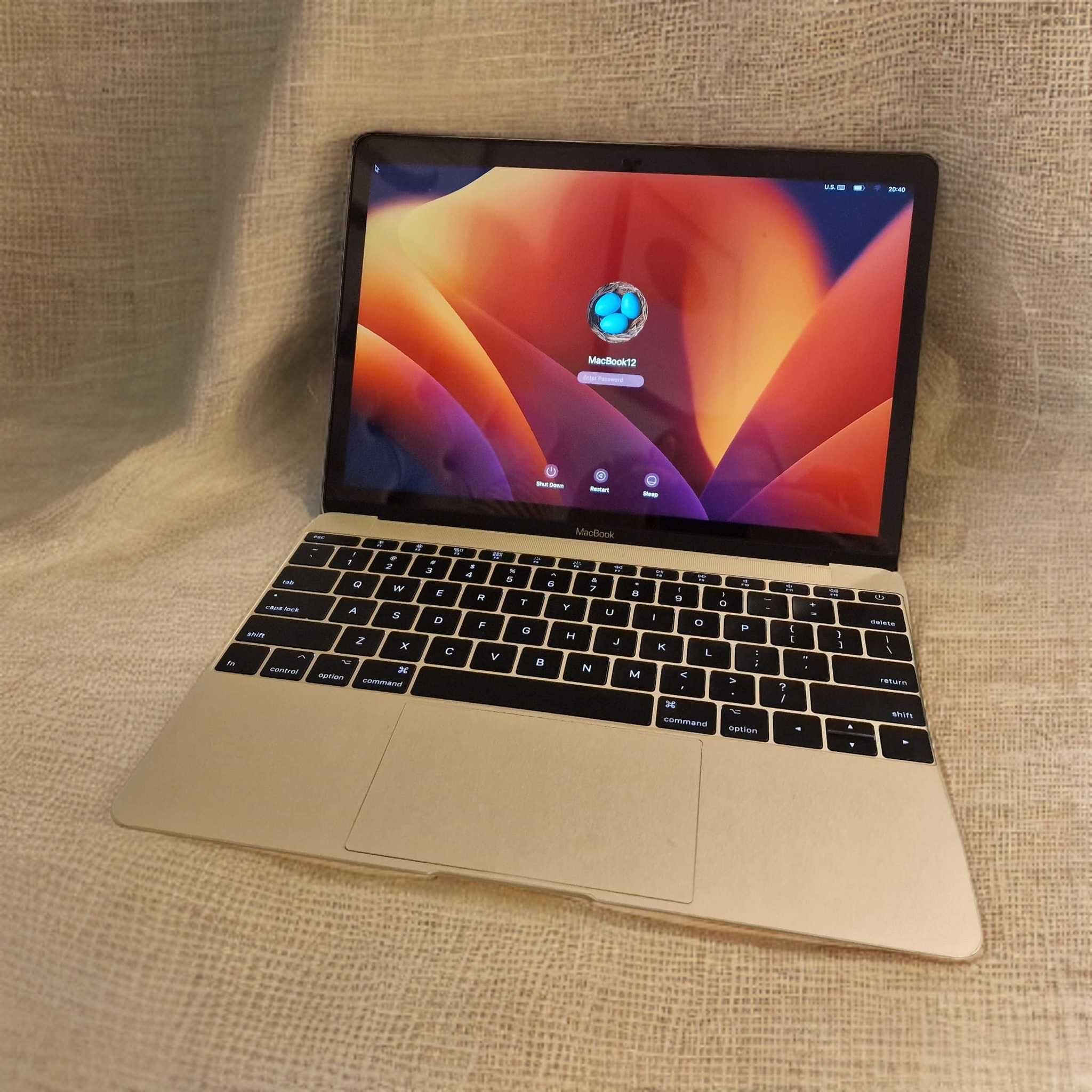 Macbook Retina 12 2017 Gold (M3, 8GB RAM, 256 GB)