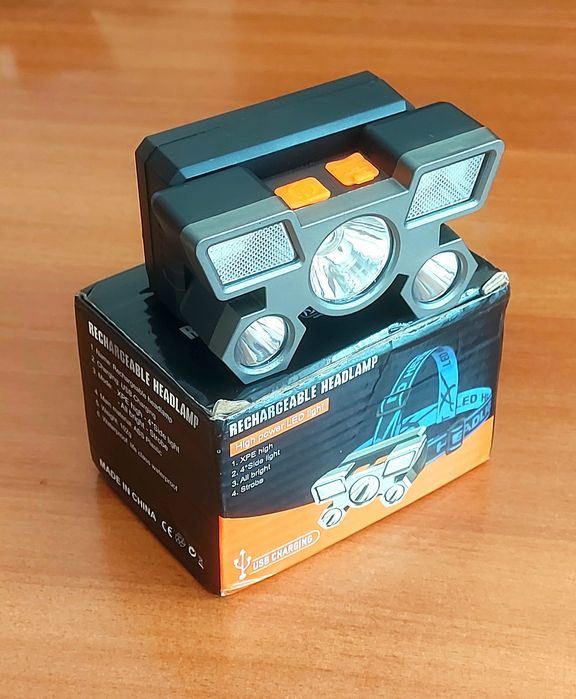 Продам налобный фонарик новая