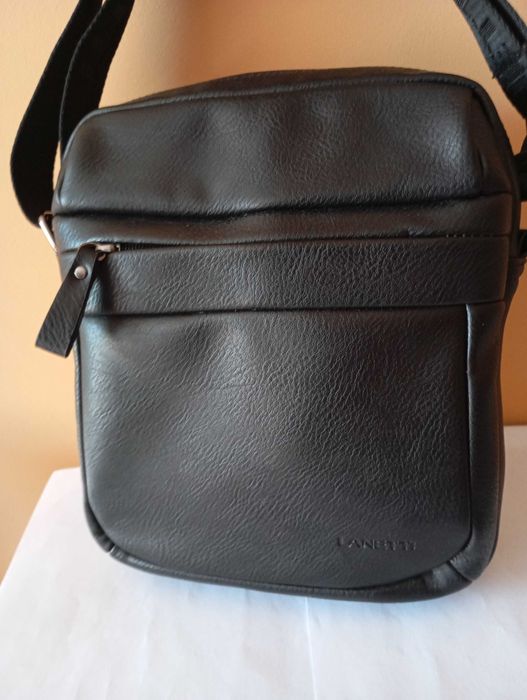 Чанта за мъже Lanetti. Черен. Нов.