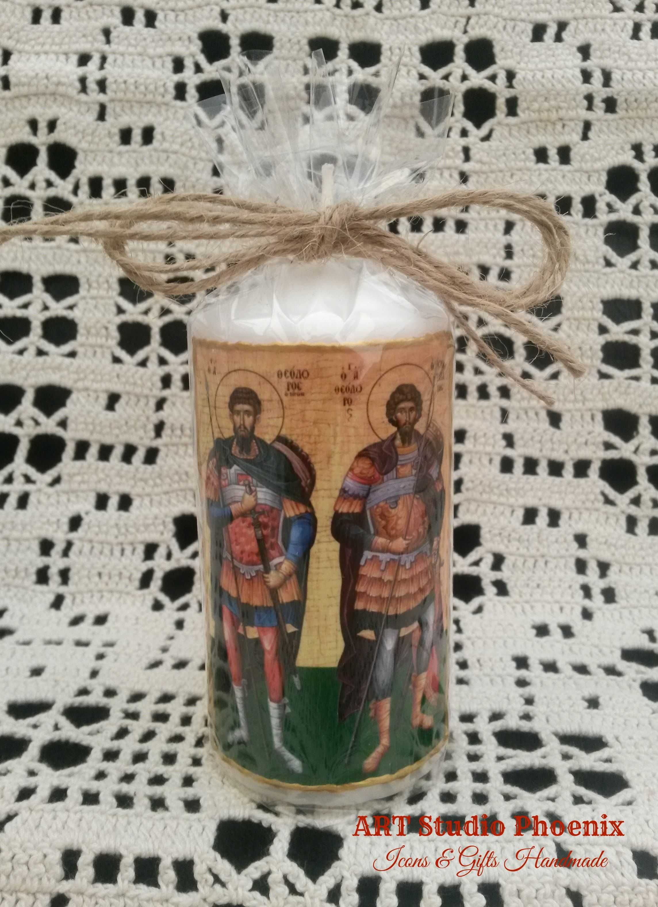Икона на Св. Св. Теодор Тирон и Теодор Стратилат ikona sveti teodor ti