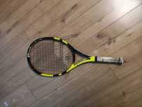Tенис ракета Babolat Pure Aero Junior 25 сиво-жълта