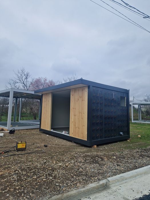 Containere tip terasă vitrină container birou sanitar locuit magazin