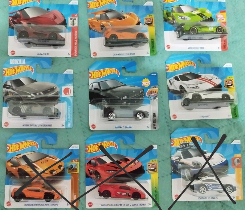 Hot wheels колички