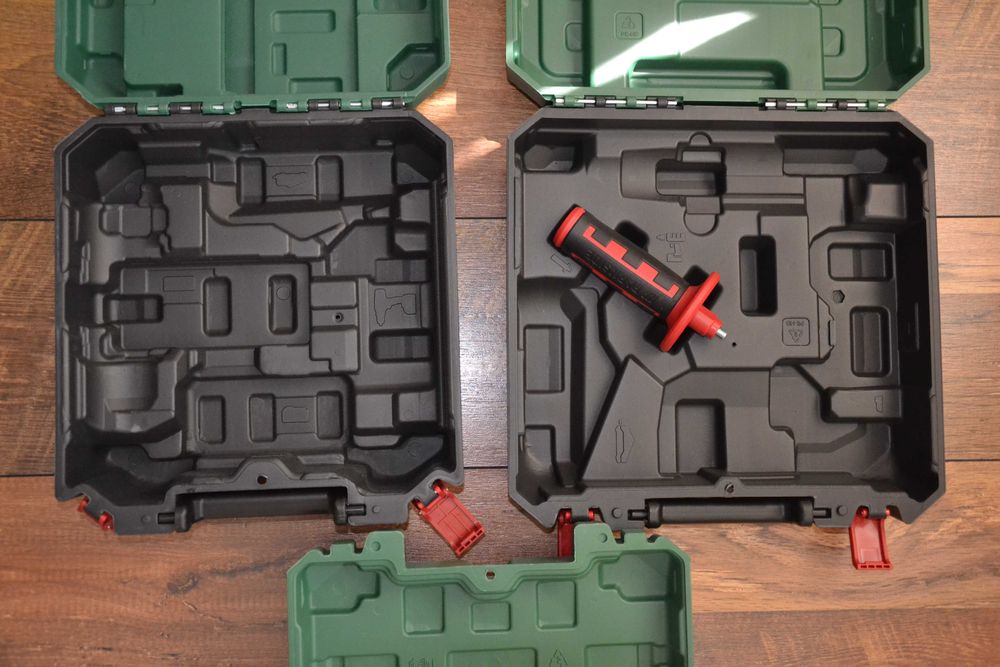 Нови куфари за винтоверти Parkside за 12V и за 20V