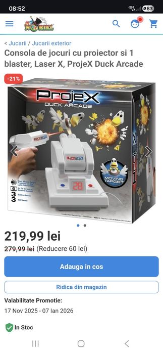 Joc projex duck arcade