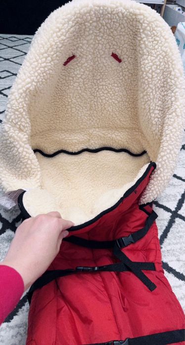 Sac pentru sanie, imbalnit