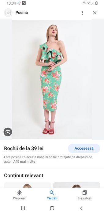 Rochie midi evenimente  Poema superba