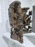 Statueta Hindu Vishnu - sculptată manual ( colecție)