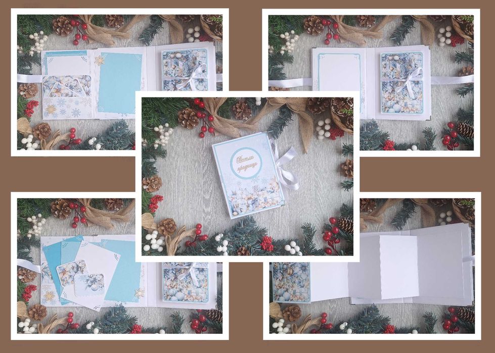 Коледни комплекти „Коледна магия в спомени и сладост“, ръчна изработка