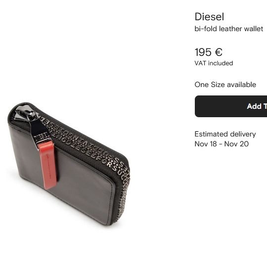 Portofel de piele Diesel