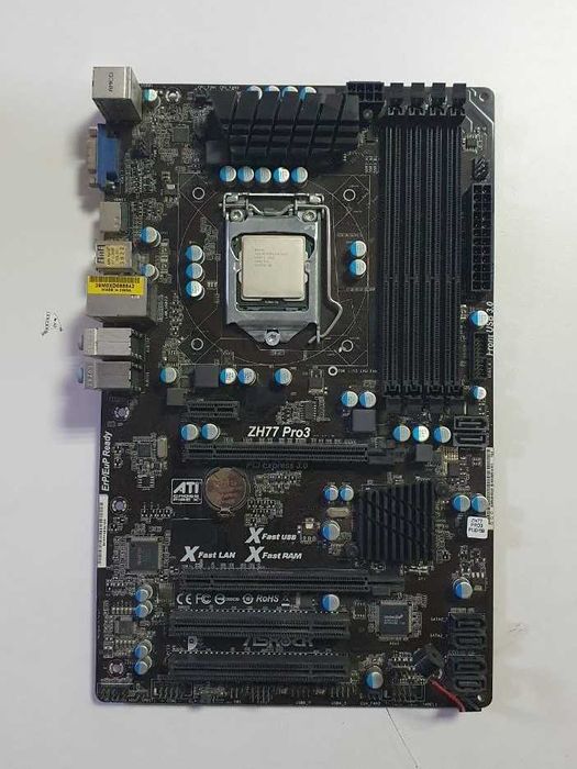 Материнская плата | ASRock ZH77 pro 3 | есть KASPI RED, РАССРОЧКА