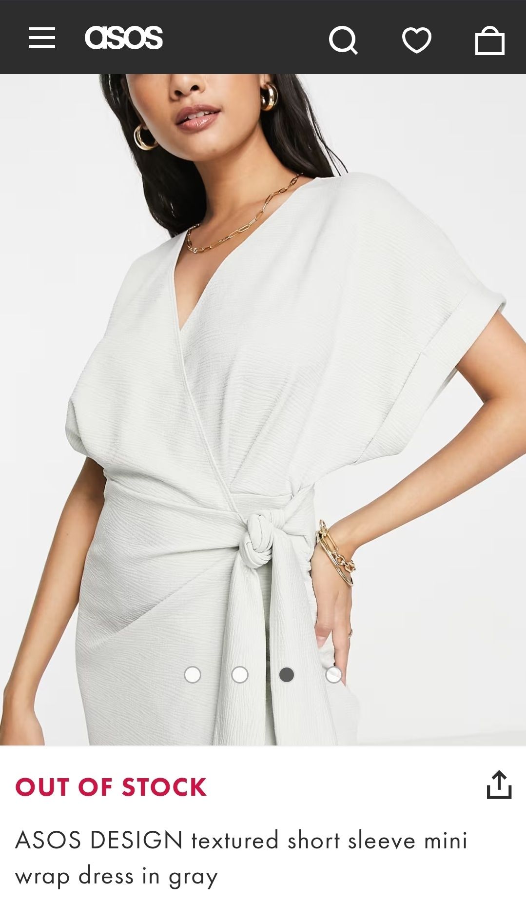 ASOS рокля тип кимоно