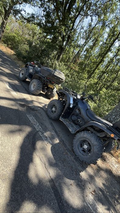 Atv 500 cc hisun 6500km  ( grizzy ) atv ul merge foarte bine .