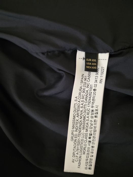 MASSIMO DUTTI geacă piele bărbați XXL