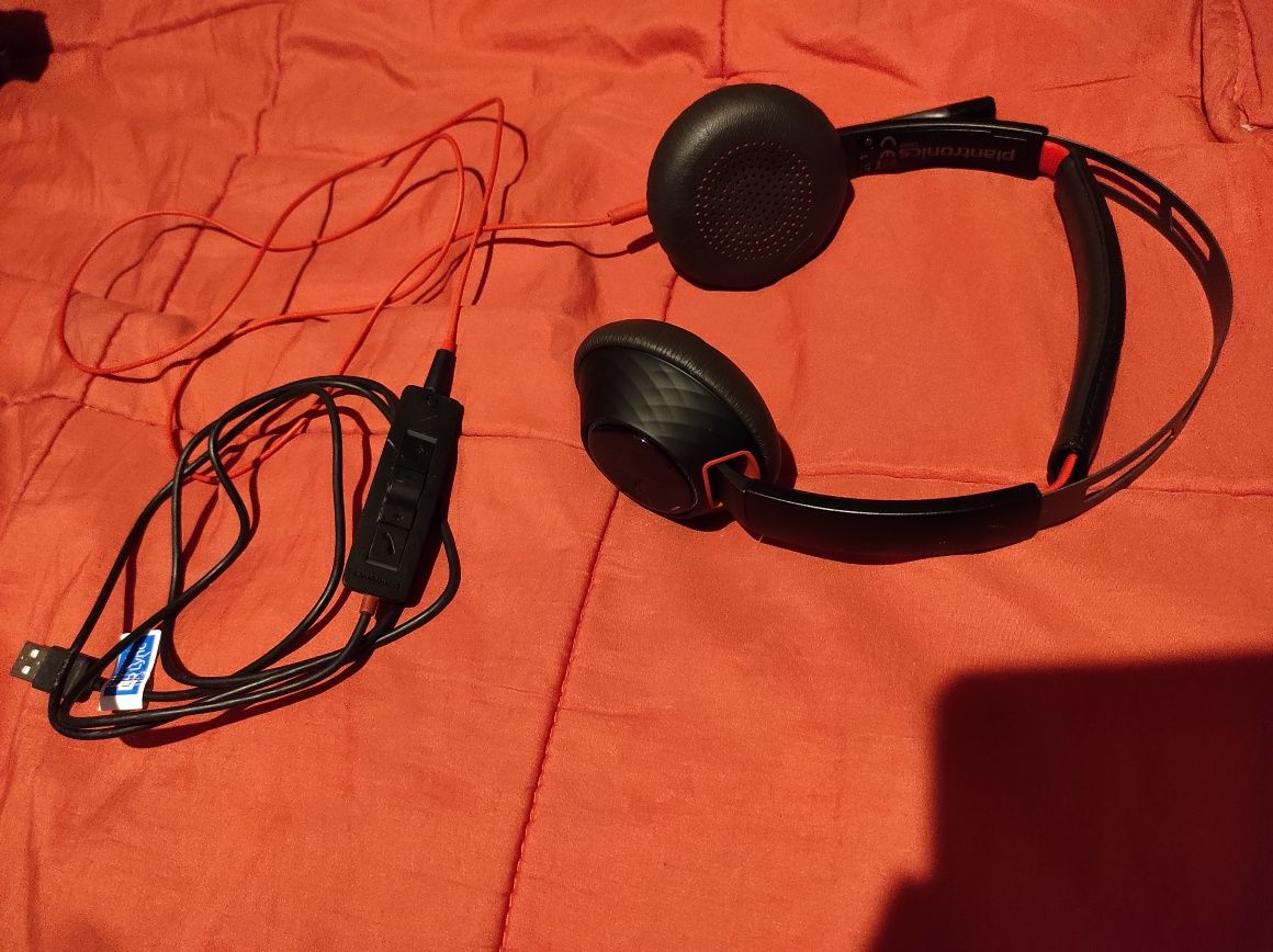 Casti plantronics C5220T conferinta, hyperx cloud II, razer