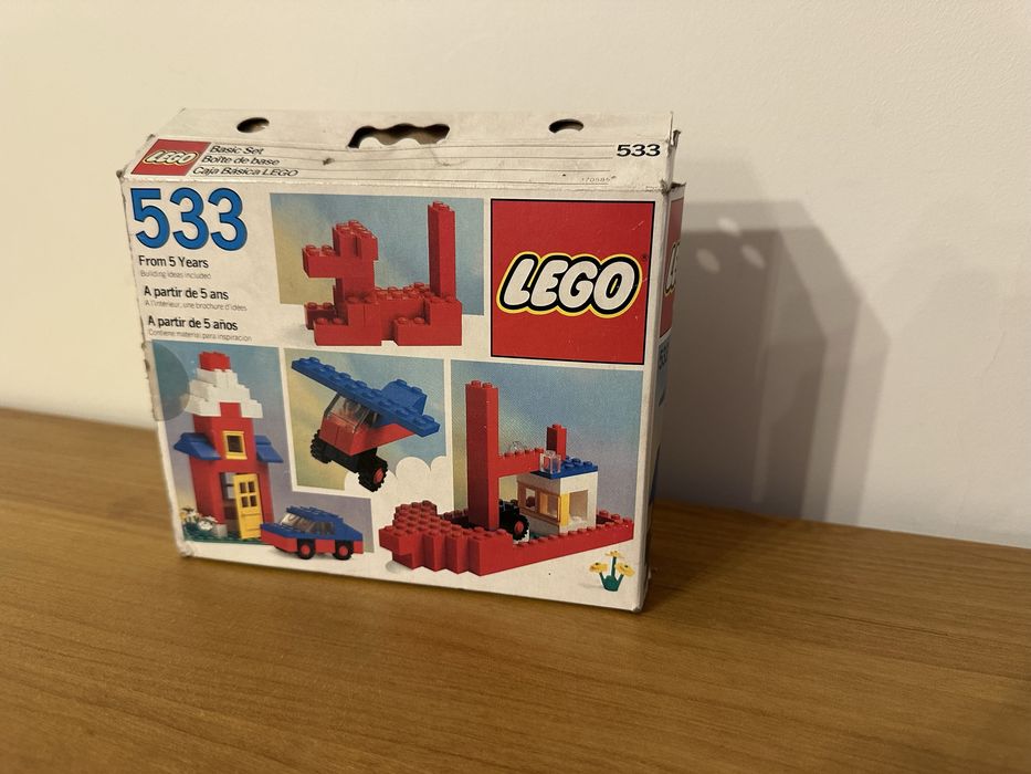 Lego Basic 533 Vintage - колекционерско Лего от 1984г.