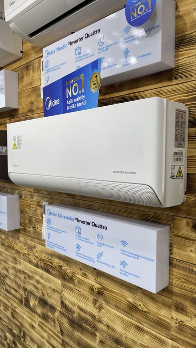 Кондиционер Midea модель ULTRA VİOLET (UVAC) - 12,000 Btu / İNVERTER