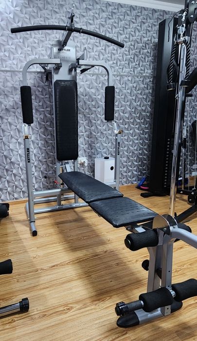 Продаю фитнес центр Kettler Classic (силовой тренажер+скамья для жима)