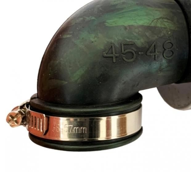 Спортен филтър за мотоциклет 90°- Червен