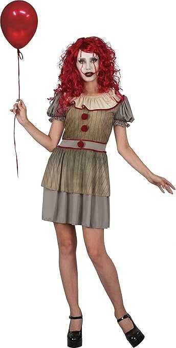 Costum Halloween Clovn înfiorător , marime M/L