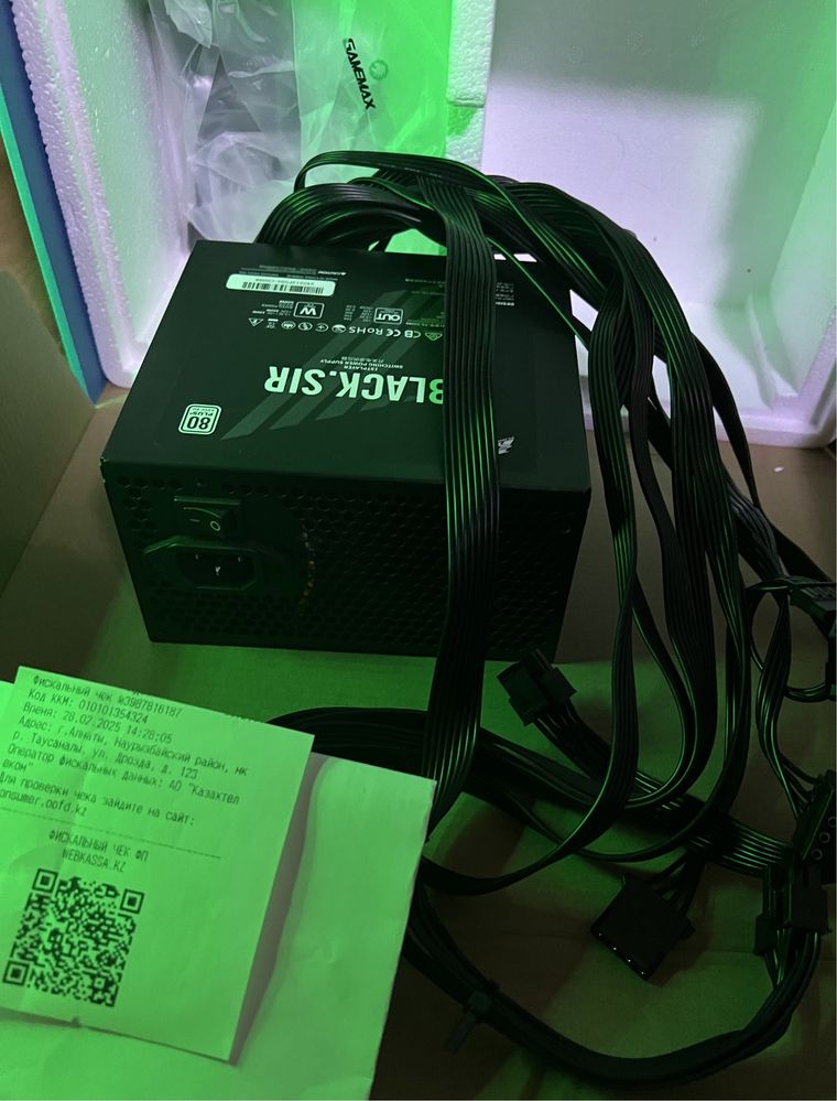 блокпитание Black.sir 500w, клавиатура мышь