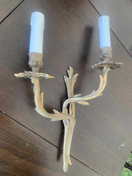 Aplica se perete din bronz stil baroc