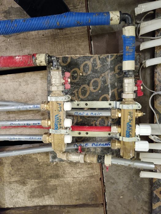 Sistem complet încălzire pardoseală 11 zone, pompă Wilo,automatizare A