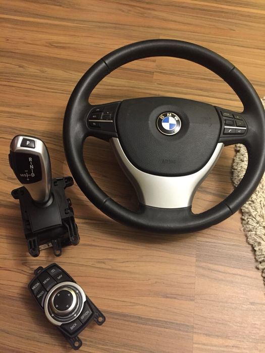 Volan BMW f10 schimbator viteze si controler navigatie