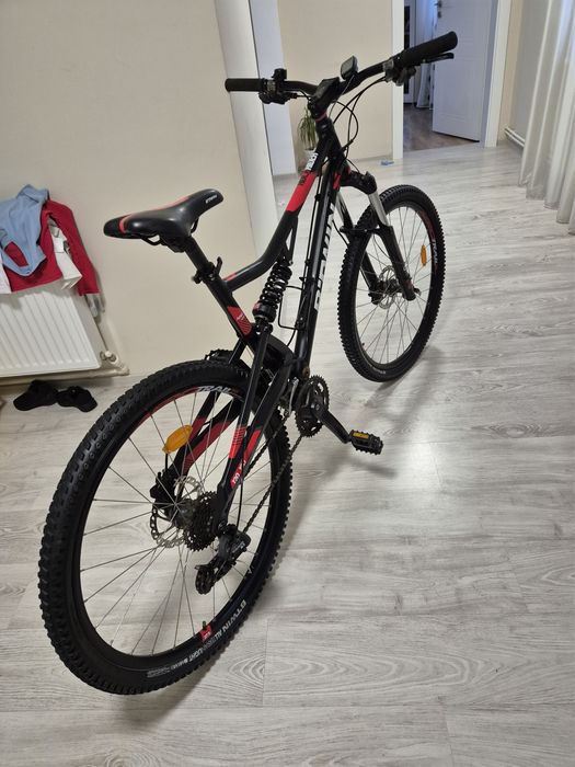 Bicicleta fullsuspension Btwin-520,frane hidraulice,roti 27.5,Sram X4